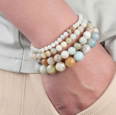 Bohemian Bracelet Colorful Natural Stone Beaded