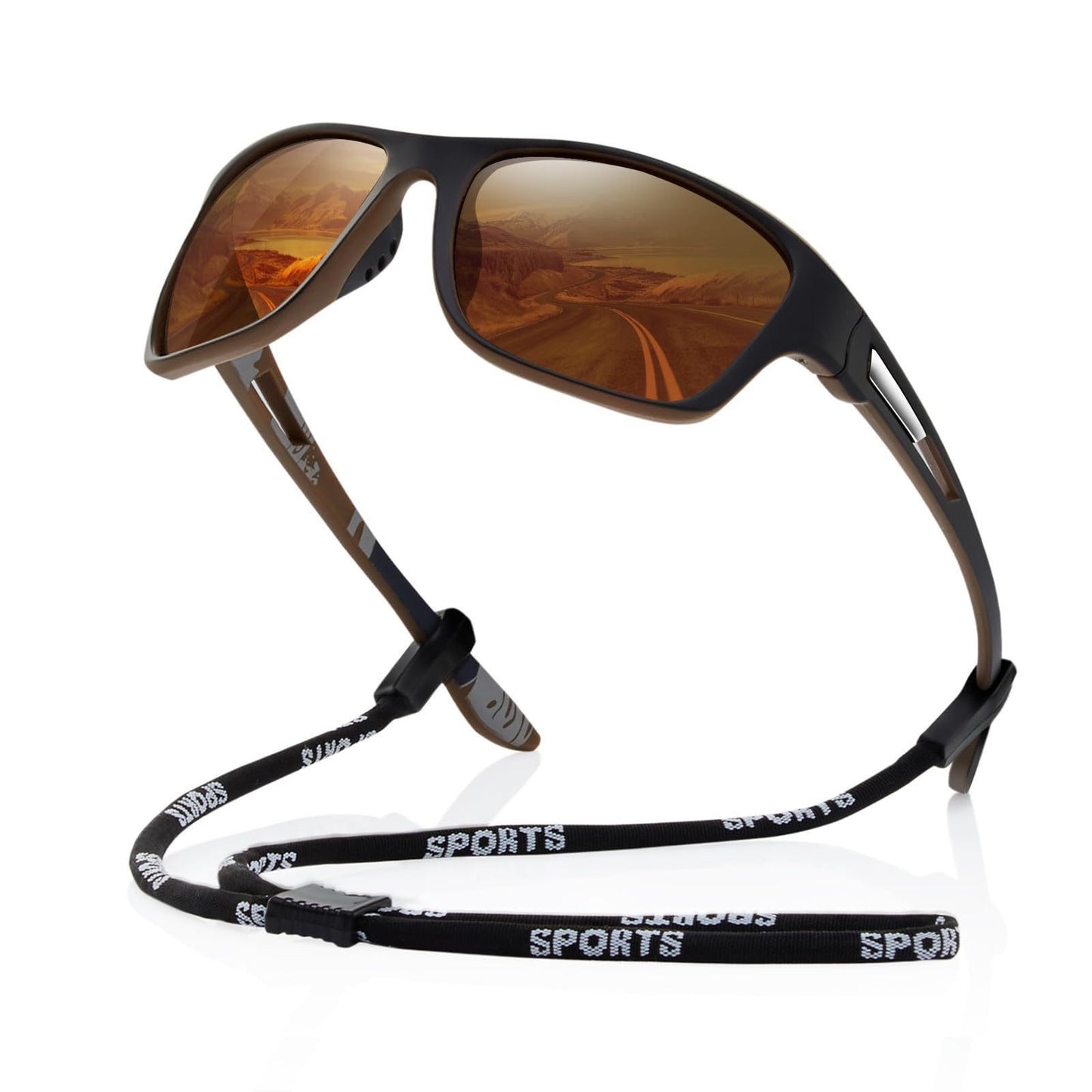 Fashion Sports Night Vision Glasses For Men Polarized Cycling Sunglasses Sun-shade
