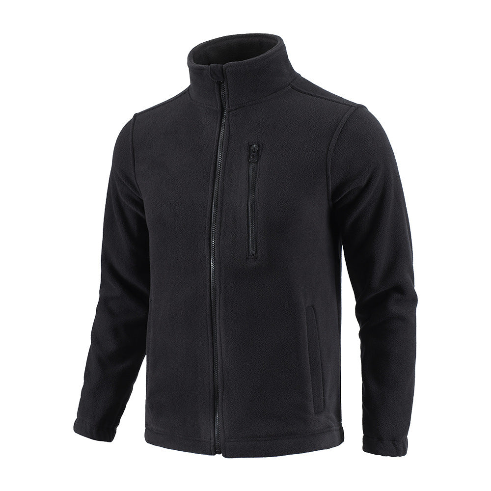 Camouflage Fleece Double-sided Polar Fleece Cardigan